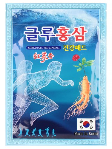 DAEJEON Обезболивающий пластырь с глюкозамином и красным женьшенем, 20шт