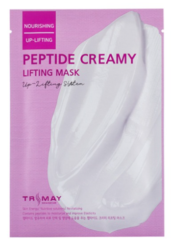 TRIMAY Тканевая кремовая маска для лица Peptide Creamy Lifting Mask, 35мл
