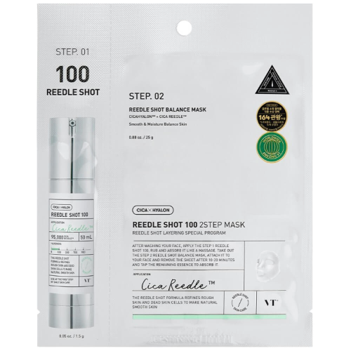  VT Cosmetics Reedle Shot 100 2 Step Mask