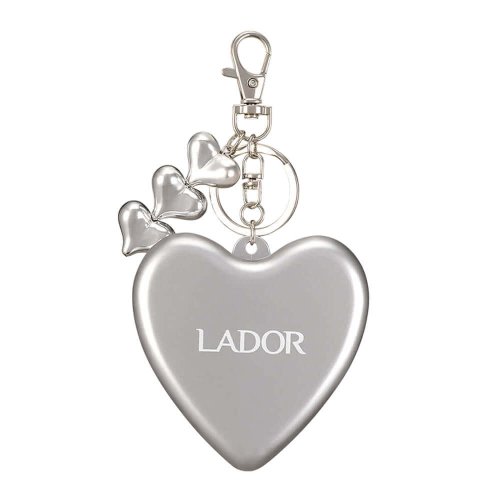 Lador Складная расчёска-брелок серебро