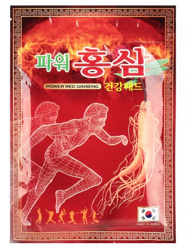 DAEJEON Пластырь согревающий с красным женьшенем, 20шт
