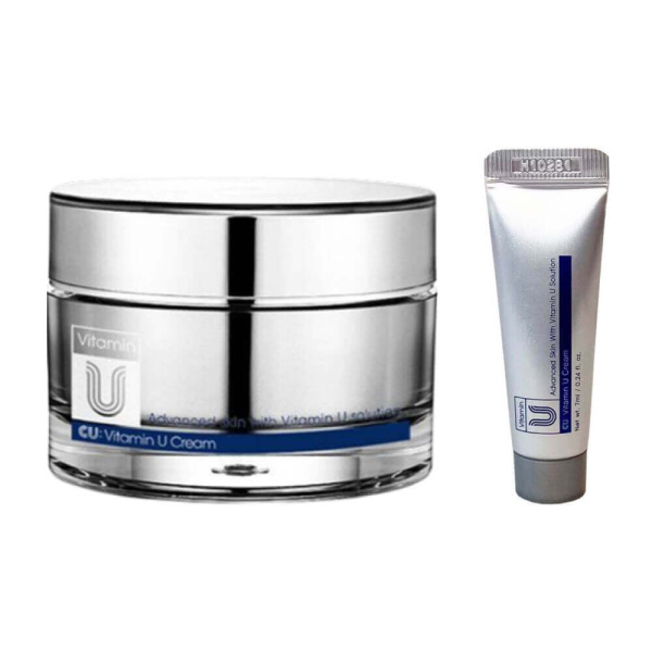 CUSKIN Антивозрастной крем с витамином U и пептидами, 50мл