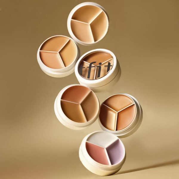 TFIT Палетка консилеров для лица, 03 холодные оттенки, 15гр