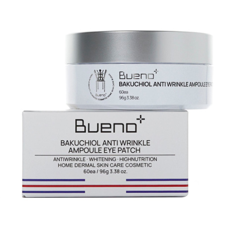 BUENO Лифтинг-патчи для глаз с бакучиолом и ретинолом, 60шт