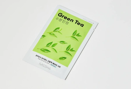 MISSHA Маска для лица успокаивающая с экстрактом зеленого чая, 19гр