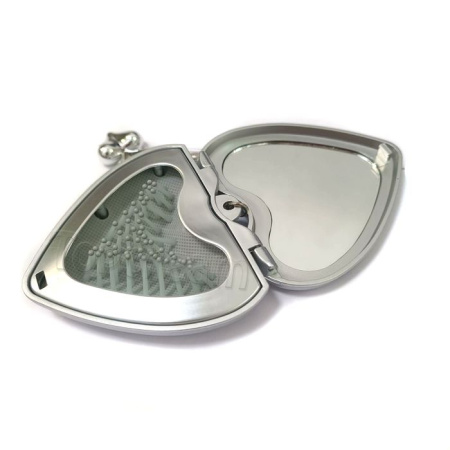 Lador Складная расчёска-брелок серебро