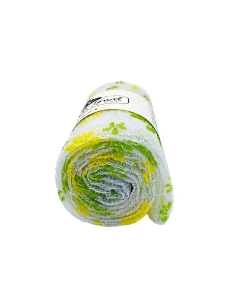 SY Shower Towel Корейская массажная мочалка для тела, пилинг-скраб уход, зеленая, 30х90см