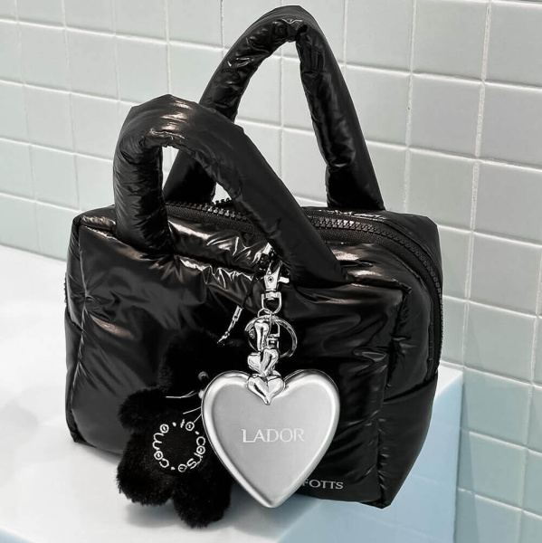 Lador Складная расчёска-брелок серебро