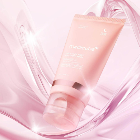 MEDICUBE Разглаживающая ночная маска-плёнка с коллагеном, 75мл
