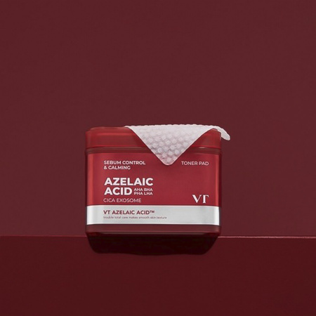 VT COSMETICS Тонер-пэды с азелаиновой кислотой, 60шт, 180мл